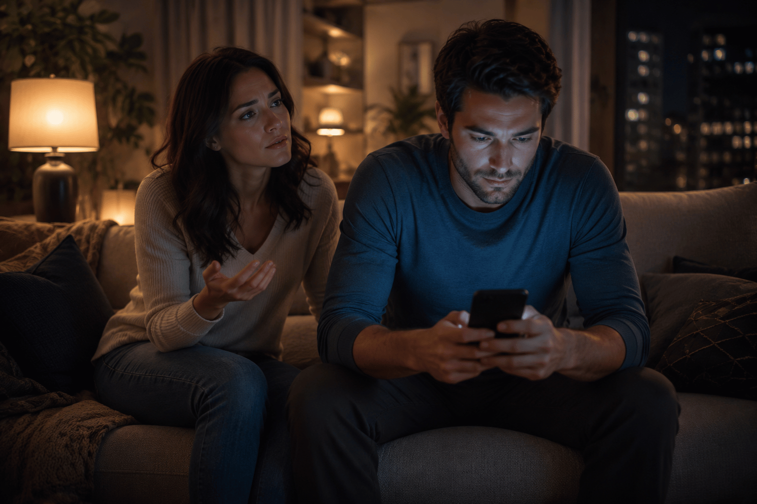5 znakova da se muž emocionalno udaljio od žene — i zašto telefon često nije pravi problem